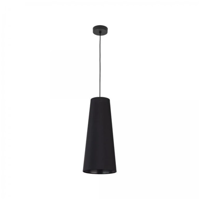 Lampa wisząca klosz w kształcie ściętego stożka ZING 10085 czarna TK Lighting - obrazek 1