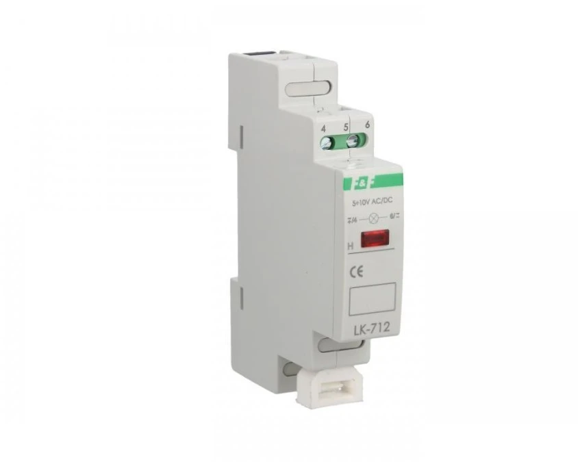 Lampka modułowa 1‑fazowa czerwona 5‑10V AC/DC LK‑712R‑5‑10V - obrazek 3