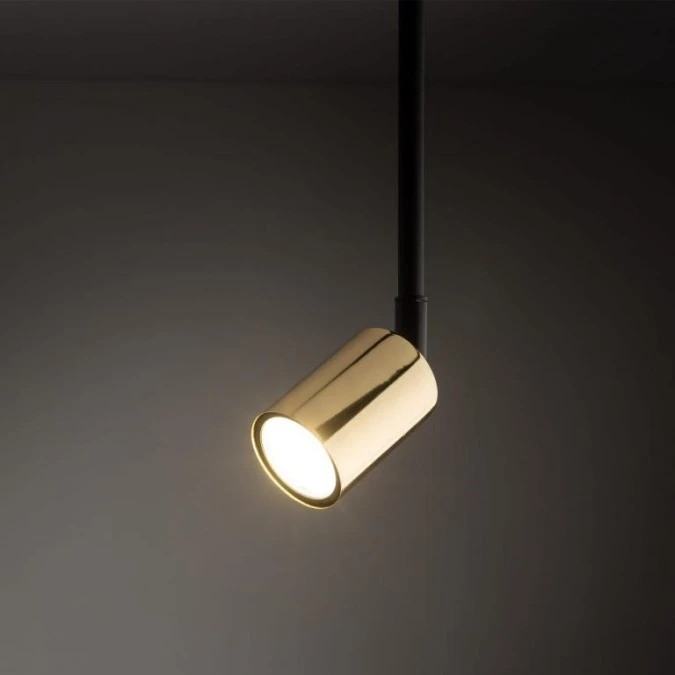 Lampa reflektor na szynę TRACER 1 obwodowy Czarny / złoty 4920 TK Lighting - obrazek 2