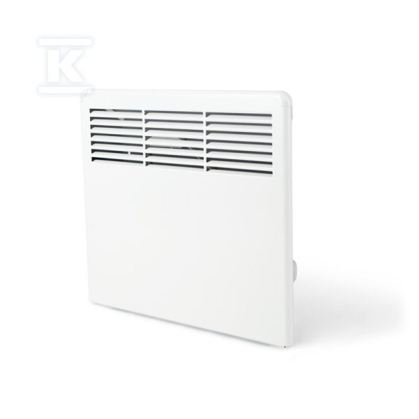 Grzejnik elektryczny (konwektorowy) BETA2-BT-EB-IP24 z programatorem Bluetooth, puszką przyłaczeniową i wspornikiem montażowym, IP24, wymiary: 389×451 mm, Moc: 250W