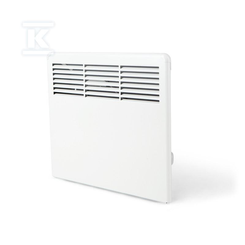 Grzejnik elektryczny (konwektorowy) BETA2-BT-EB-IP24 z programatorem Bluetooth, puszką przyłaczeniową i wspornikiem montażowym, IP24, wymiary: 389x451 mm, Moc: 250W - obrazek 1