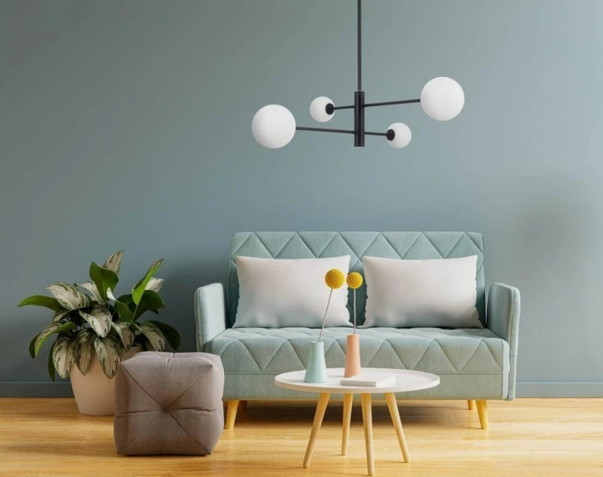 Lampa wisząca czarna DORADO 4 LP‑002/4P BK Light Prestige - obrazek 3