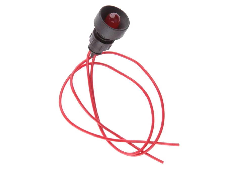 Lampka sygnalizacyjna 10mm czerwona 230V AC KLP 10R/230V 84510001 - obrazek 1