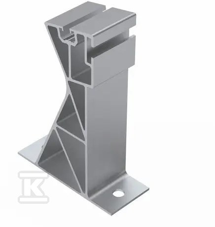 Uchwyt montażowy skrajny wysoki, aluminiowy – 11 stopni (K-45-7)