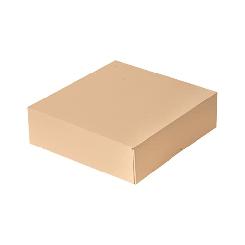 50 sztuk Pudełka bez okna „Thepack” 240 G/M2 23X23X7,5 Cm Naturalny karton falisty Nano Micro 50 sztuk Pudełka bez okna „Thepack” 240 G/M2 23X23X7,5 Cm Naturalny karton falisty Nano Micro