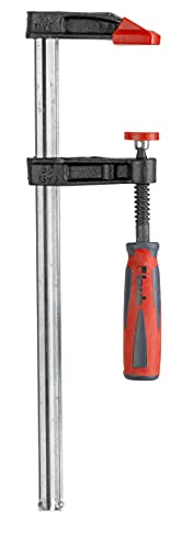 kwb Profesjonalny zacisk śrubowy z uchwytem 2 komponentowym 50 x 250, szerokość mocowania 250 mm, głębokość szczęki zaciskowe ze stali ciągliwej, szyną profilowaną kwb Profesjonalny zacisk śrubowy z uchwytem 2 komponentowym 50 x 250, szerokość mocowania 250 mm, głębokość szczęki zaciskowe ze stali ciągliwej, szyną profilowaną