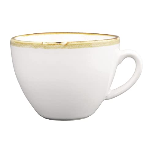 Olympia FB988 porcelanowy kubek do kredy z pieca, 230 ml, 93 mm, biały, 6 sztuk - obrazek 1