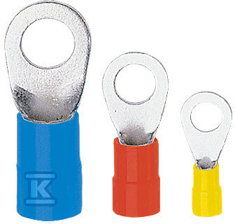 Końcówka oczkowa cynowana KOE 10-2,5/100 zgodne z normą DIN 46234 /100opk/ KOE_10-2,5/100