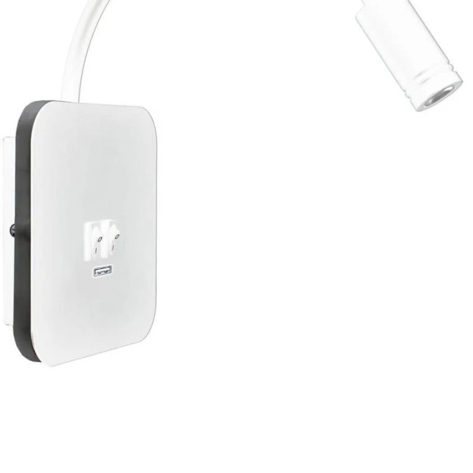 Lampka nocna BASE 8W+2W WHITE ML6351 Milagro - obrazek 3