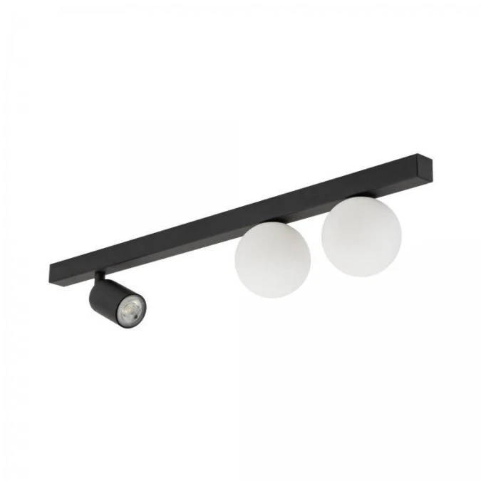 Lampa sufitowa z dwoma kloszami ze szkła i ruchomym spotem VOX 10001 TK Lighting - obrazek 1