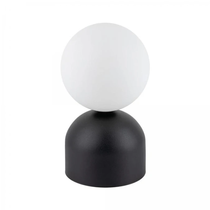 Lampka nocna z mlecznym kloszem MIKI BLACK 16044 TK Lighting - obrazek 1