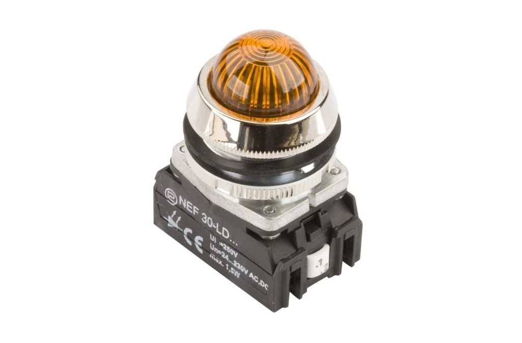 Lampka sygnalizacyjna 30mm żółta 24‑230V AC/DC W0‑LDU1‑NEF30LDS G - obrazek 3