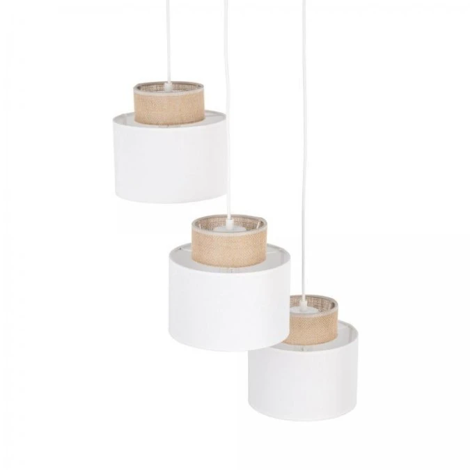 Lampa wisząca 3xE27 biała DUO 2594 TK Lighting - obrazek 3