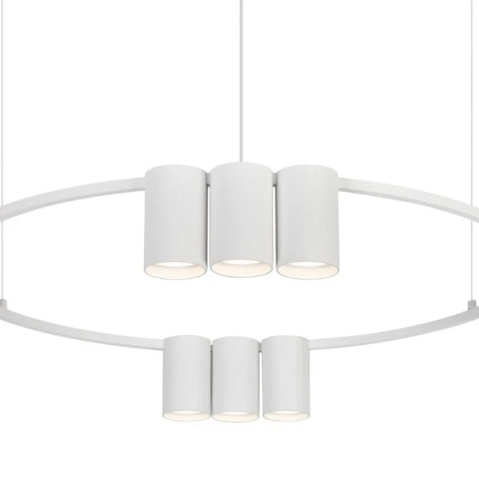 Lampa wisząca (koło) GENESIS WHITE 10xGU10 ML0374 Milagro - obrazek 2