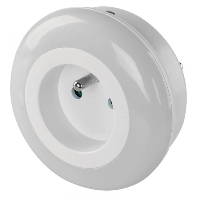 Lampka nocna LED do gniazdka 230V z czujnikiem zmierzchu P3320 - obrazek 1
