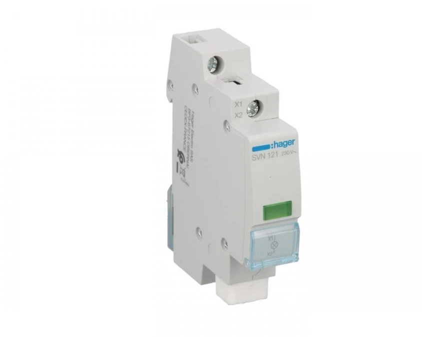 Lampka modułowa 1‑gazowa zielona 230V AC SVN121 - obrazek 3
