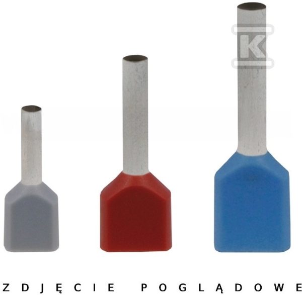 Końcówka kablowa HI 2X16/14 DIN (50 szt.) E08KH-02020103001