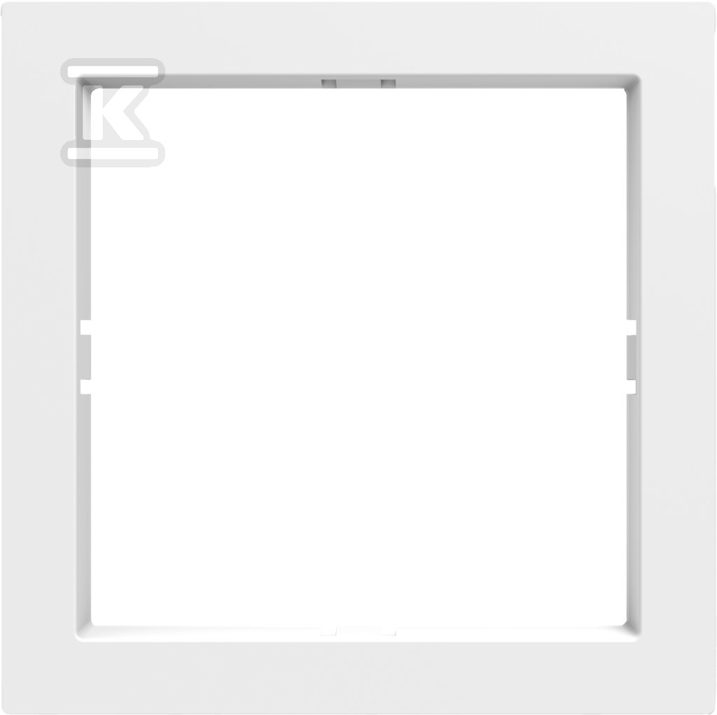 Ramka do regulatorów serii SIMPLE, ENGO BEZEL-1W, biała 932252340 - obrazek 1