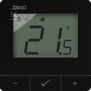 Regulator temperatury Internetowy, ENGO E25-230B, natynkowy, ZigBee/868MHz, 230V, czarny 932342945