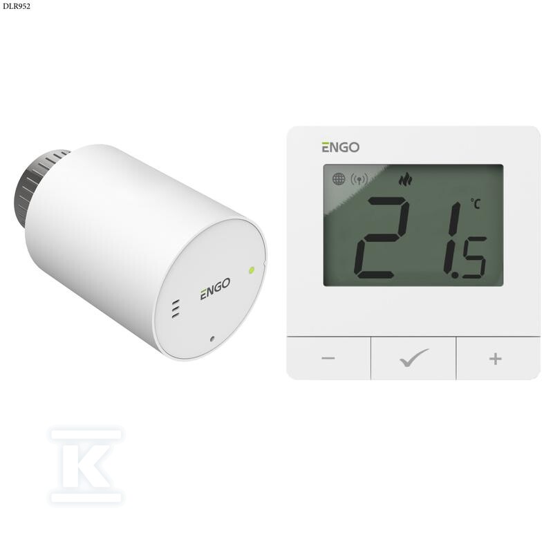 Głowica elektroniczna ENGO ETRV-M30 (1szt) w zestawie z regulatorem ENGO E25-230W (1szt) DLR952 - obrazek 1