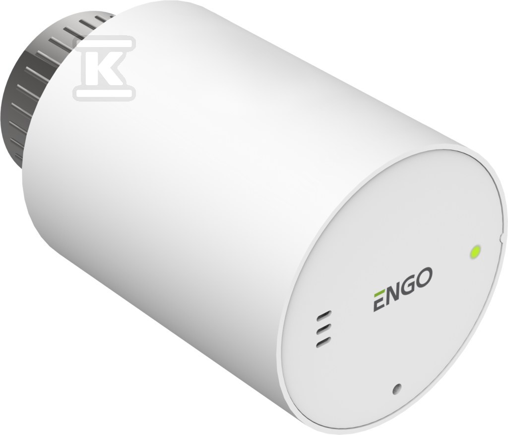 Głowica elektroniczna grzejnika, ENGO ETRV-M30, bezprzewodowa, M30x1,5 z adapterem na zawór RA, bateryjna, biała 932330768 - obrazek 1
