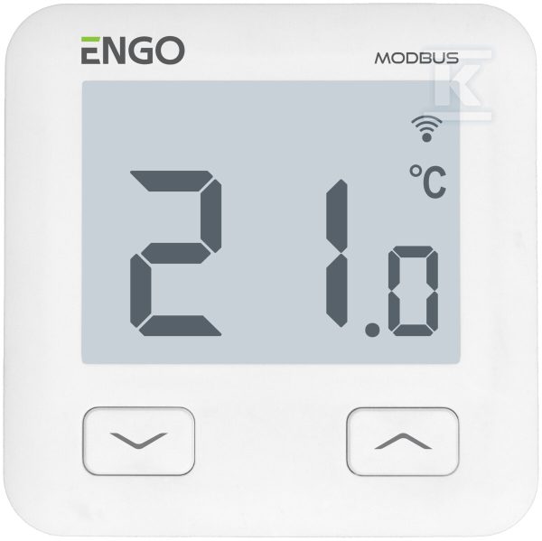 Regulator temperatury internetowy ENGO E10-MBUSW, podtynkowy, MODBUS, Wi-Fi, 230V, biały 932332944