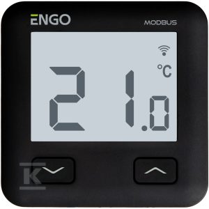 Regulator temperatury internetowy ENGO E10-MBUSB, podtynkowy, MODBUS, Wi-Fi, 230V, czarny 932332943 Regulator temperatury internetowy ENGO E10-MBUSB, podtynkowy, MODBUS, Wi-Fi, 230V, czarny 932332943