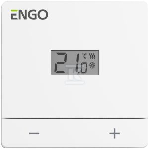 Regulator temperatury przewodowy, ENGO EASY-24W, dobowy, natynkowy, biały, 24V 932332923 Regulator temperatury przewodowy, ENGO EASY-24W, dobowy, natynkowy, biały, 24V 932332923