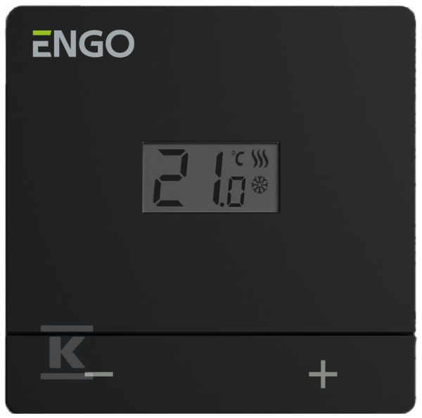 Regulator temperatury przewodowy, ENGO EASY-24B, dobowy, natynkowy, czarny, 24V 932332922