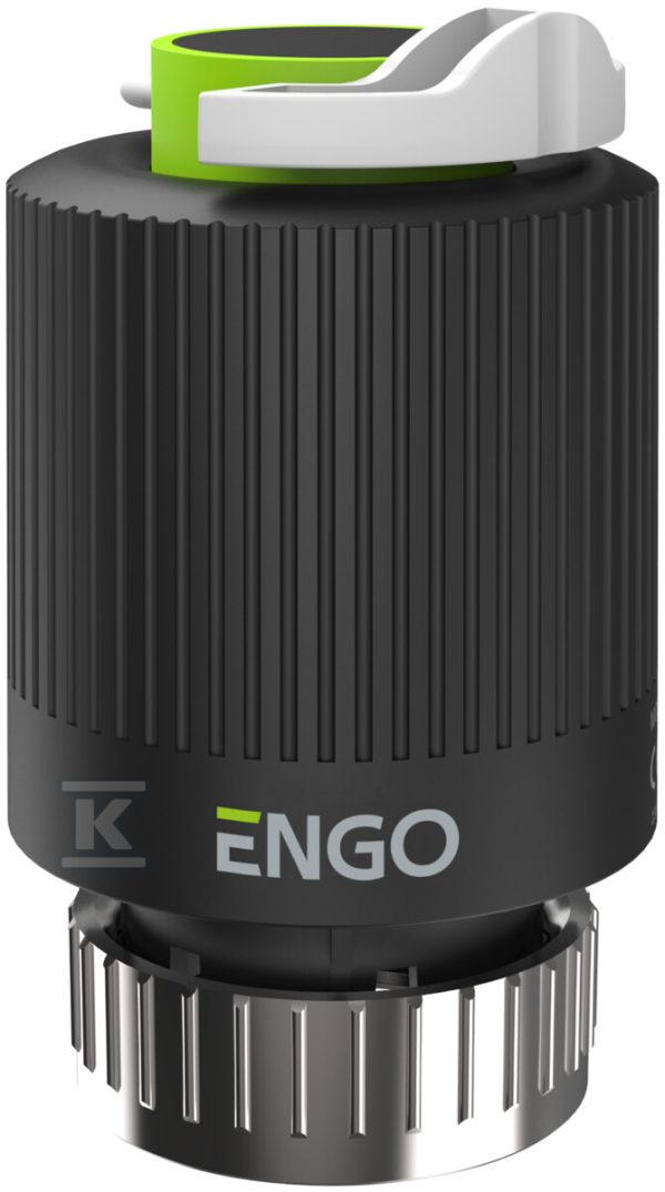 Siłownik termoelektryczny, ENGO E30NC-24, do rozdzielacza ogrzewania podłogowego, 24V, M30x1.5, normalnie zamknięty 932211621