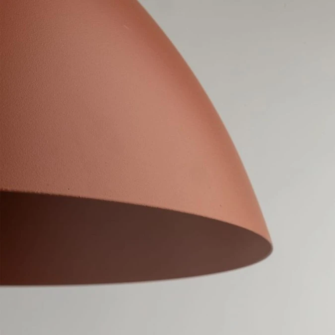 Lampa wisząca FARO w kolorze ceglanym, klosz w kształcie kopuły na E27 10259 TK Lighting - obrazek 3