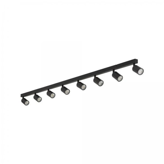 Lampa sufitowa reflektorki na listwie 8xGU10 TOP BLACK 6179 TK Lighting - obrazek 1