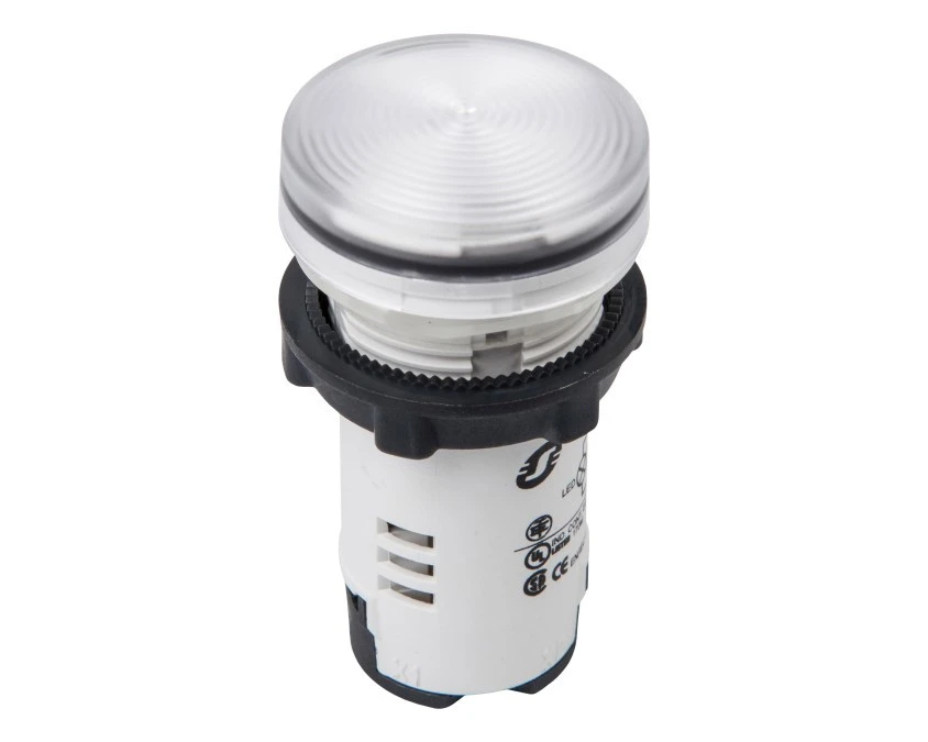 Lampka sygnalizacyjna 22mm biała 230V AC XB7EV07MP - obrazek 1