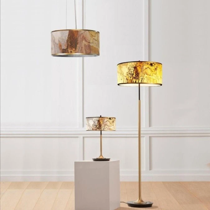 Lampa wisząca Abigali 6631 Marble Stone 38 cm x 19 cm - obrazek 2