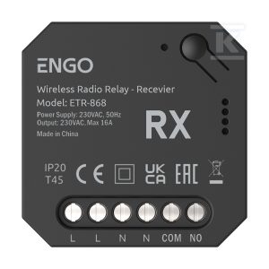 Dodatkowy odbiornik do przekaźnika bezprzewodowego EngoLink ETR-868, ENGO ETR-868RX 932253907 Dodatkowy odbiornik do przekaźnika bezprzewodowego EngoLink ETR-868, ENGO ETR-868RX 932253907