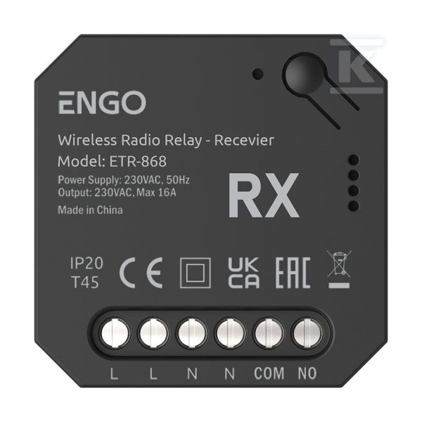 Dodatkowy odbiornik do przekaźnika bezprzewodowego EngoLink ETR-868, ENGO ETR-868RX 932253907