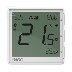 Regulator klimakonwektorów Internetowy, ENGO EFAN-24B, podtynkowy, 24V, Wi-Fi, biały 932310558 Regulator klimakonwektorów Internetowy, ENGO EFAN-24B, podtynkowy, 24V, Wi-Fi, biały 932310558