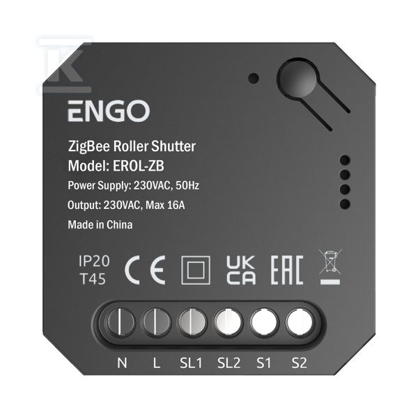 Sterownik Rolet, ENGO EROL-ZB, do systemu ENGO Smart, czarny, ZigBee 932343964