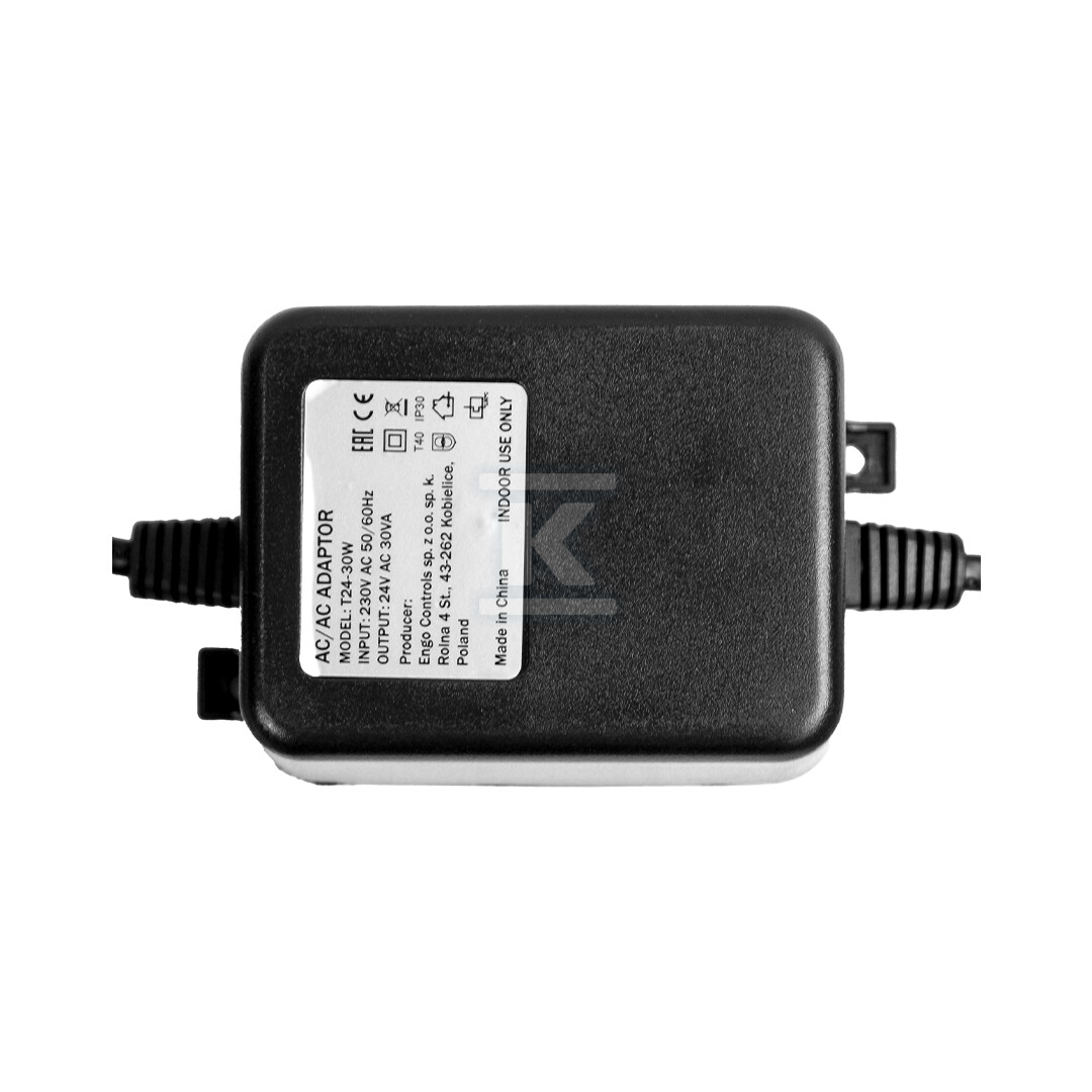 Transformator, ENGO T24-30W, 24V, 30W AC, czarny 932384311 - obrazek 1