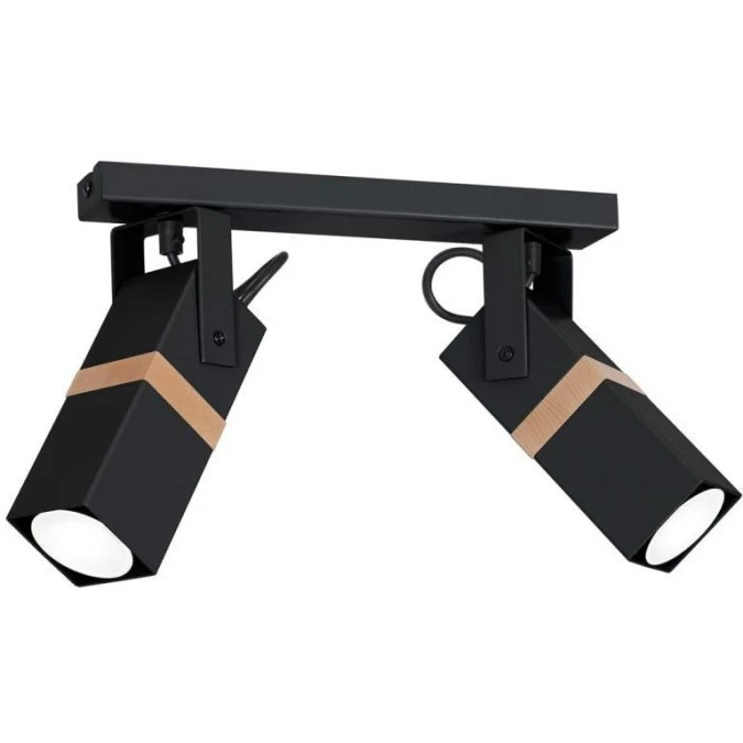 Lampa sufitowa VIDAR BLACK 2xGU10 MLP5401 Milagro - obrazek 2