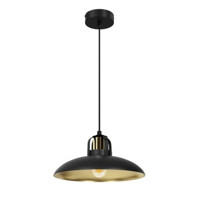 Lampa wisząca FELIX BLACK/GOLD 1xE27 MLP8906 Milagro - obrazek 1