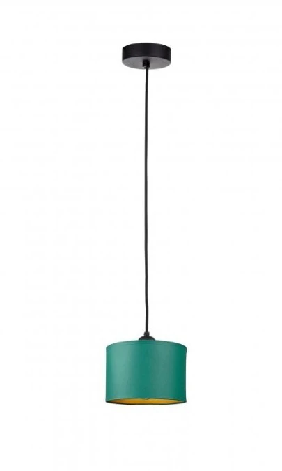 Lampa wisząca nowoczesna abażur 1xE27 FLOW GREEN - obrazek 1