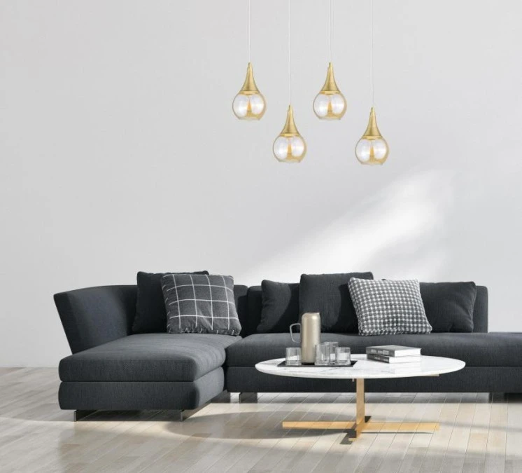 Lampa wisząca 4xE27 LACRIMA WHITE - obrazek 2