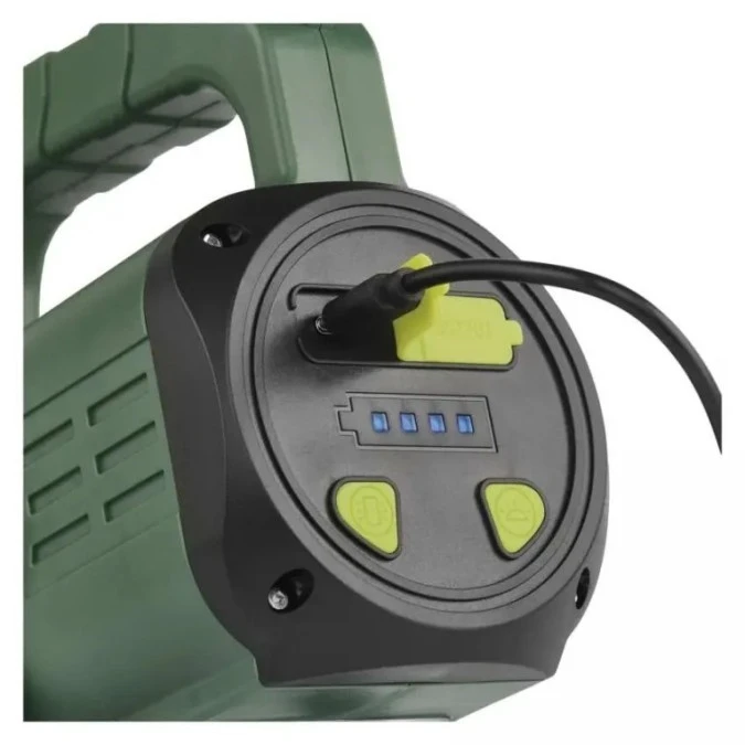 Latarka akumulatorowa LED 10W 380lm AGM 4V/4Ah /zasilacz + ładowarka samochodowa/P2315 - obrazek 3