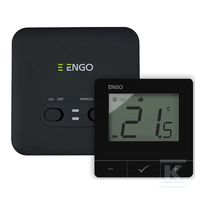 Regulator temperatury internetowy, ENGO E20i-B, bezprzewodowy, Wi-Fi, czarny, 230V 932312647 - obrazek 1