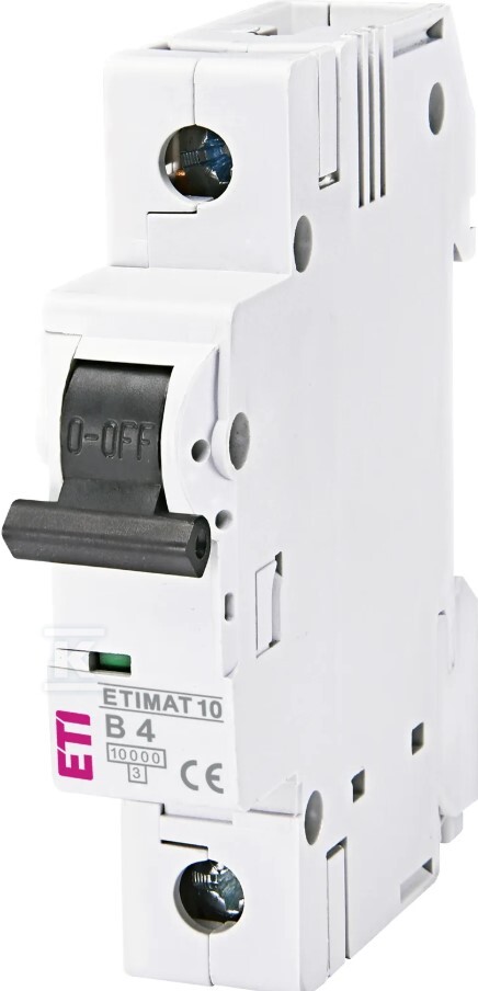 Wyłącznik nadprądowy ETIMAT 10 1P B2 002121710