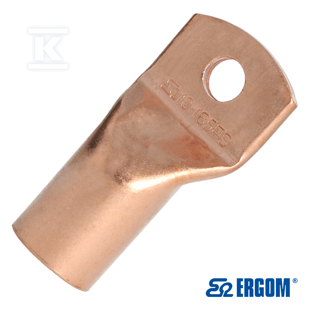 Końcówka rurowa oczkowa miedziana KM 185/10=10SZT E11KM-01010107702 - obrazek 1