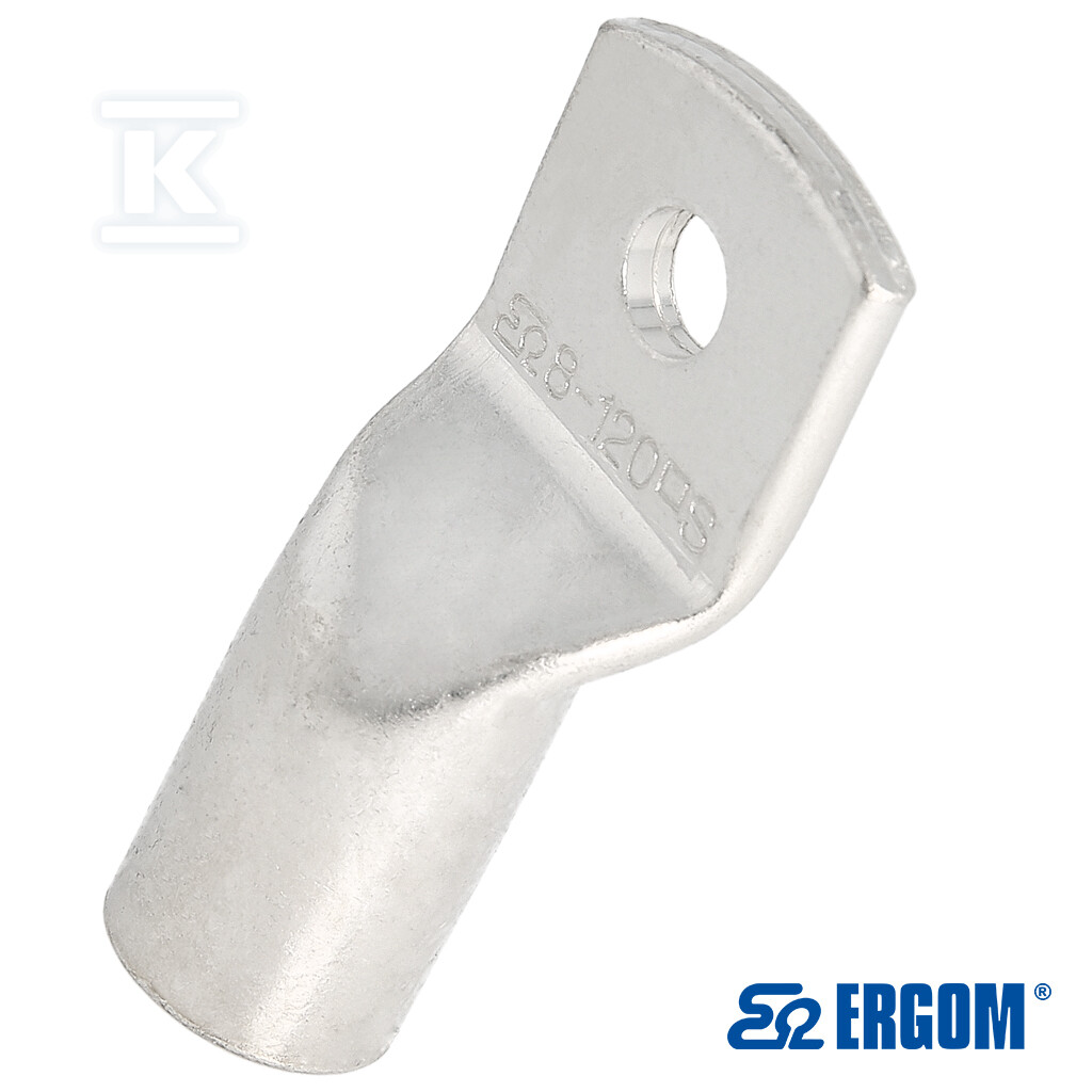 Końcówka rurowa oczkowa miedziana cynowana KOR 120/8 (10 SZT.) E11KM-01020106502 - obrazek 1