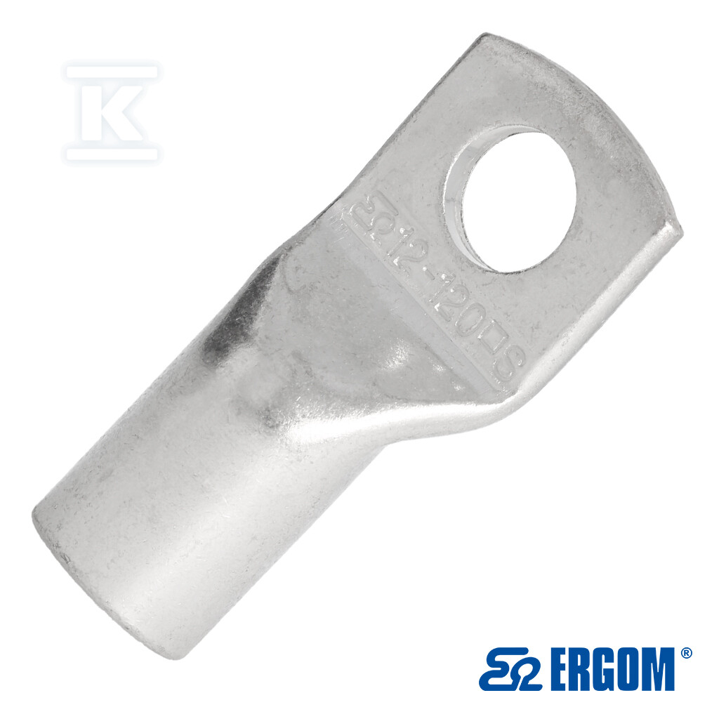 Końcówka rurowa oczkowa miedziana cynowana KOR 120/12 (50 SZT.) E11KM-01020106700 - obrazek 1
