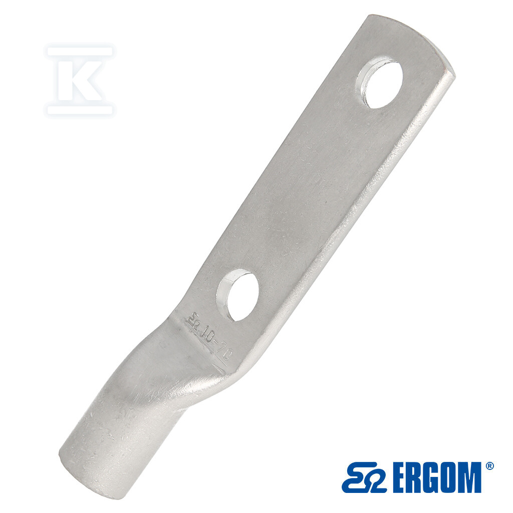 Końcówka rurowa oczkowa miedziana cynowana KOR 70/2x10 E11KM-01020400300 - obrazek 1